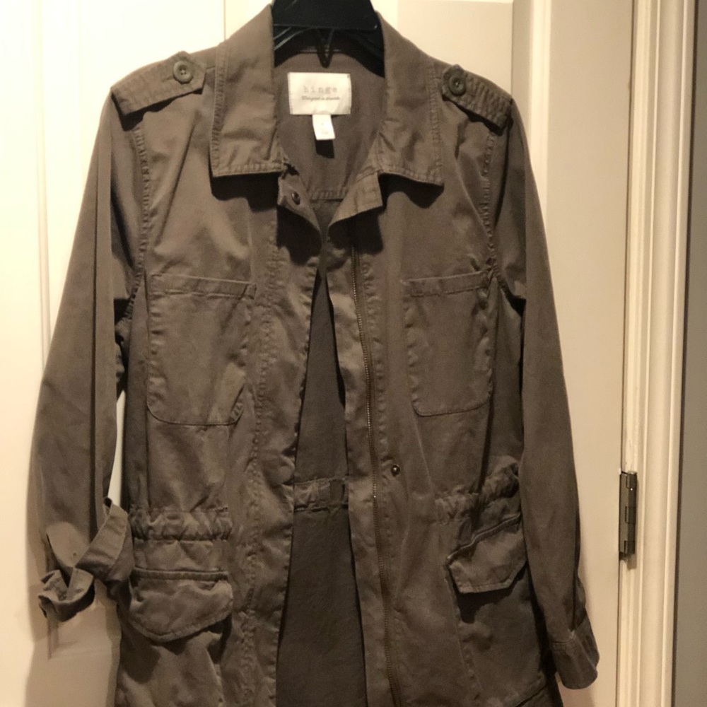 Hinge Olive Green Utility Jacket - image 2